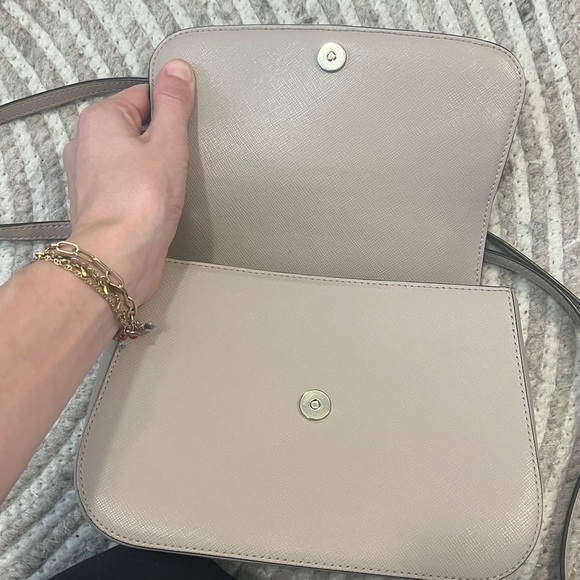 Strathberry S Convertible Shoulder / Crossbody Flap Bag in Cappuccino - Picture 9 of 12